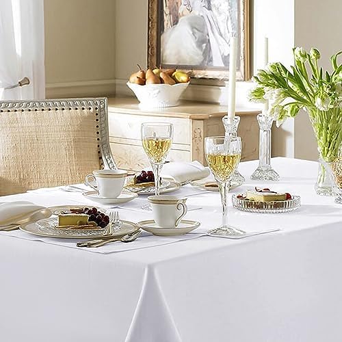 Fitable White Tablecloths 70x120