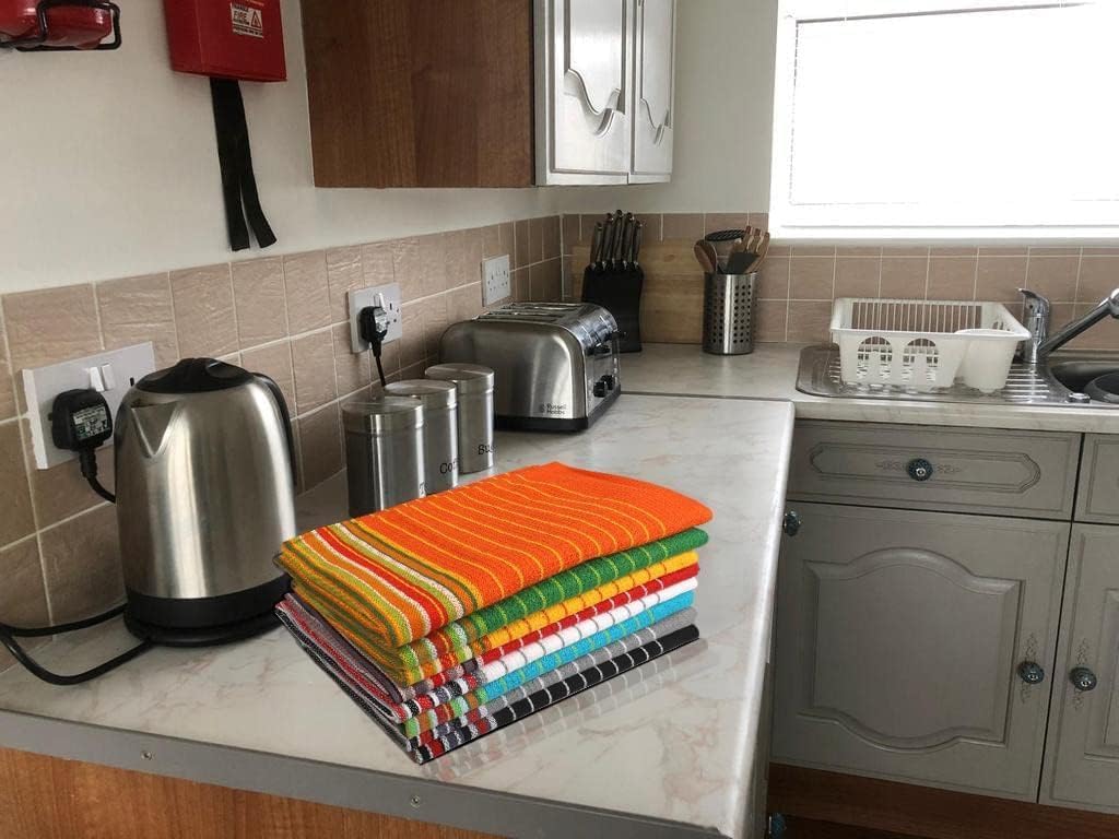 Bundled Ultra-Soft Cotton Cooking Towels for Home Use