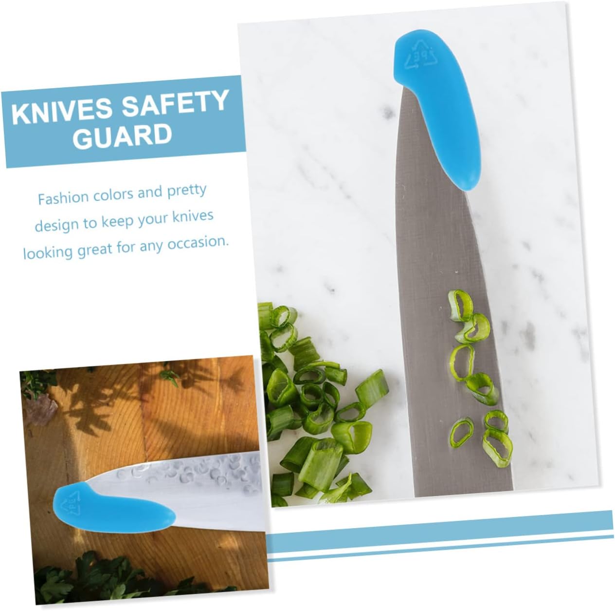 25-Piece LABRIMP Plastic Knife Tip Protectors