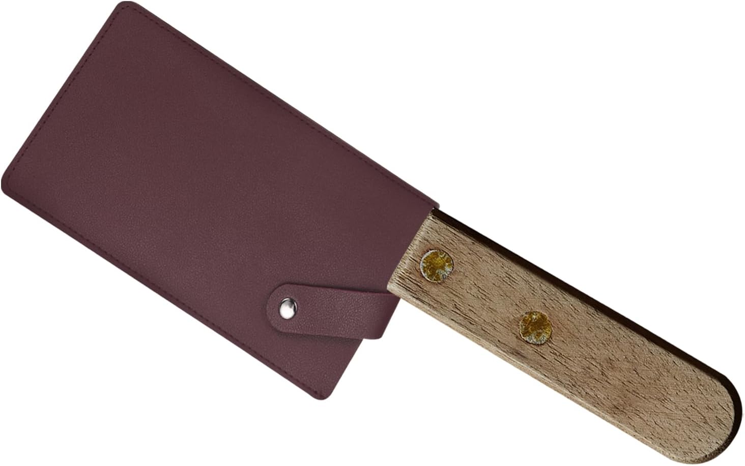 Patikil PU Leather Knife Sheath Dark Red