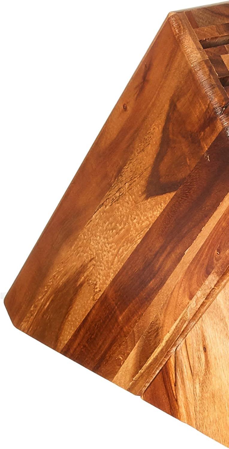 Wsthof 17-Slot Acacia Knife Storage Block