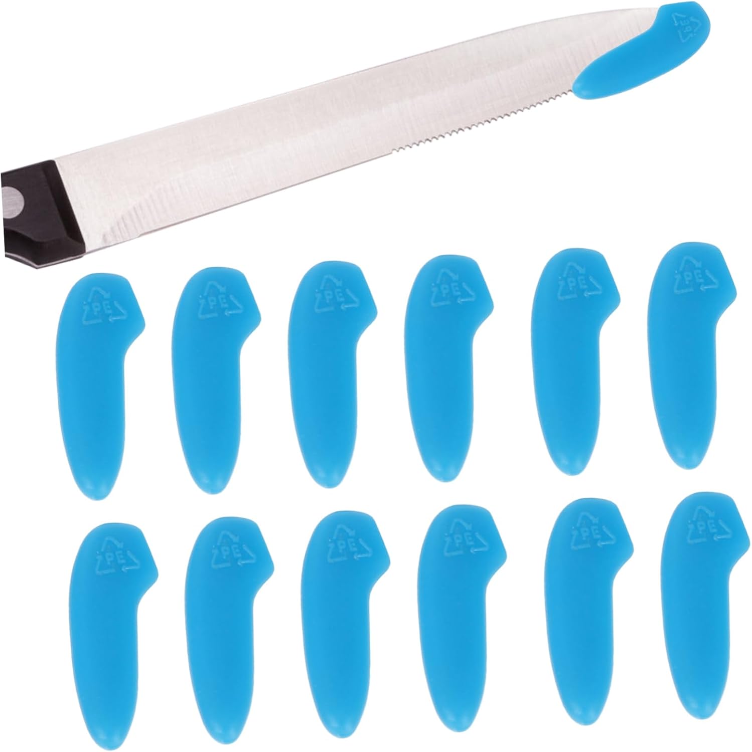 50-Piece Chef Knives Tip protectors with Guards