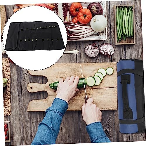 22 Slot Knife Holder Bag for Chefs and Kitchen Tools Storage
