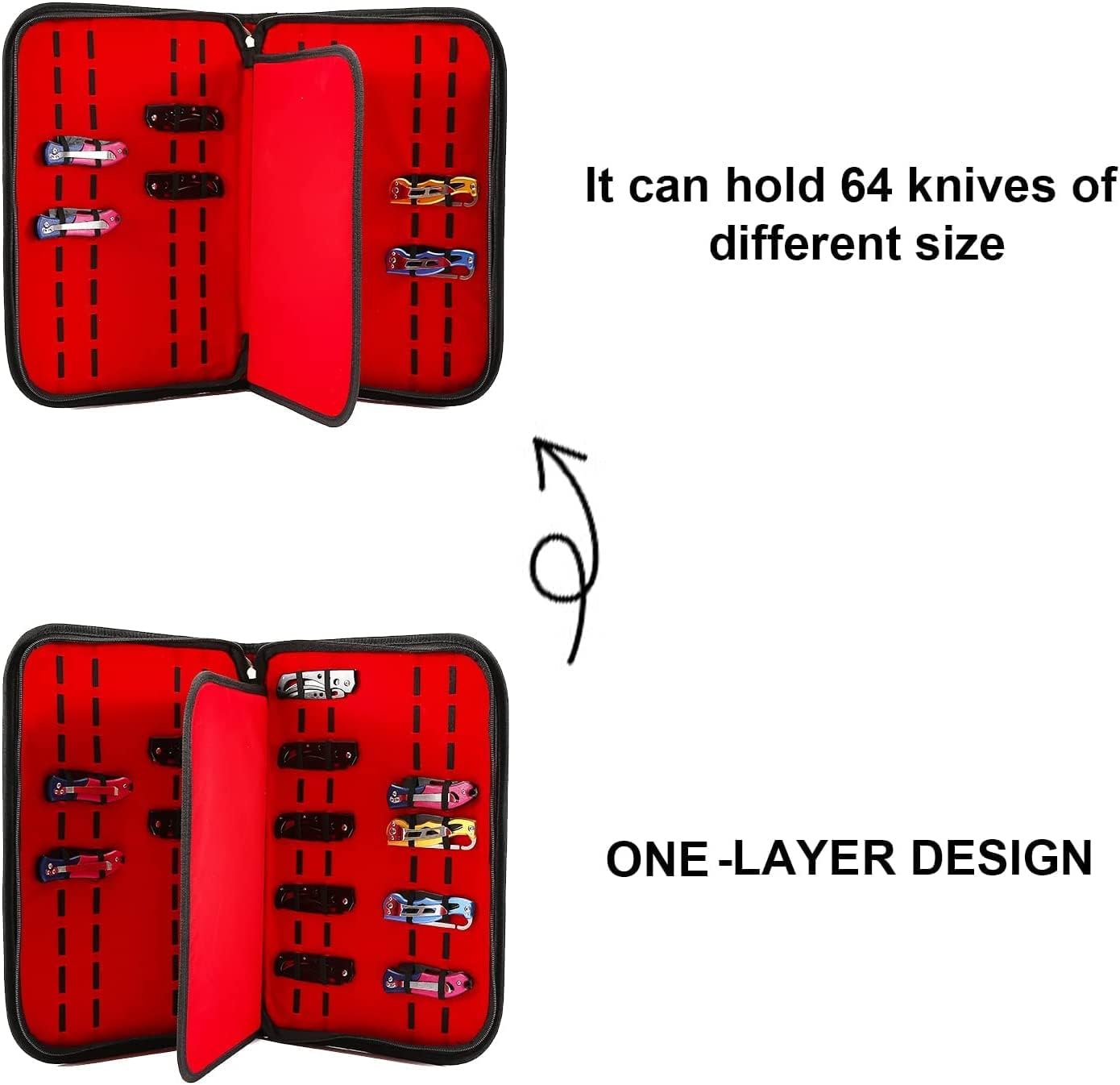 HERSENT Pocket Knife Storage Case