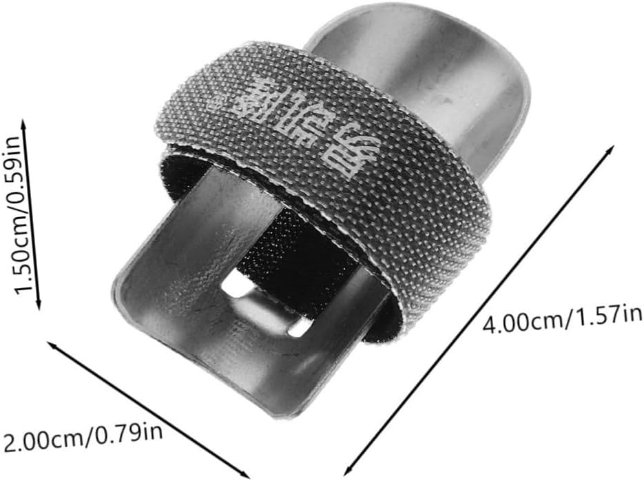 Healifty Stainless Steel Finger Protectors 5pcs 1