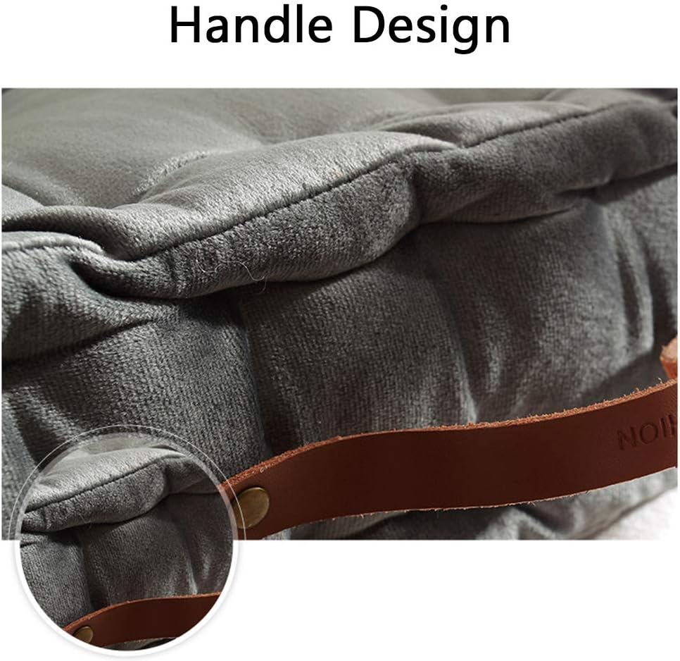 VCTops Velvet Seat Cushion with Handle