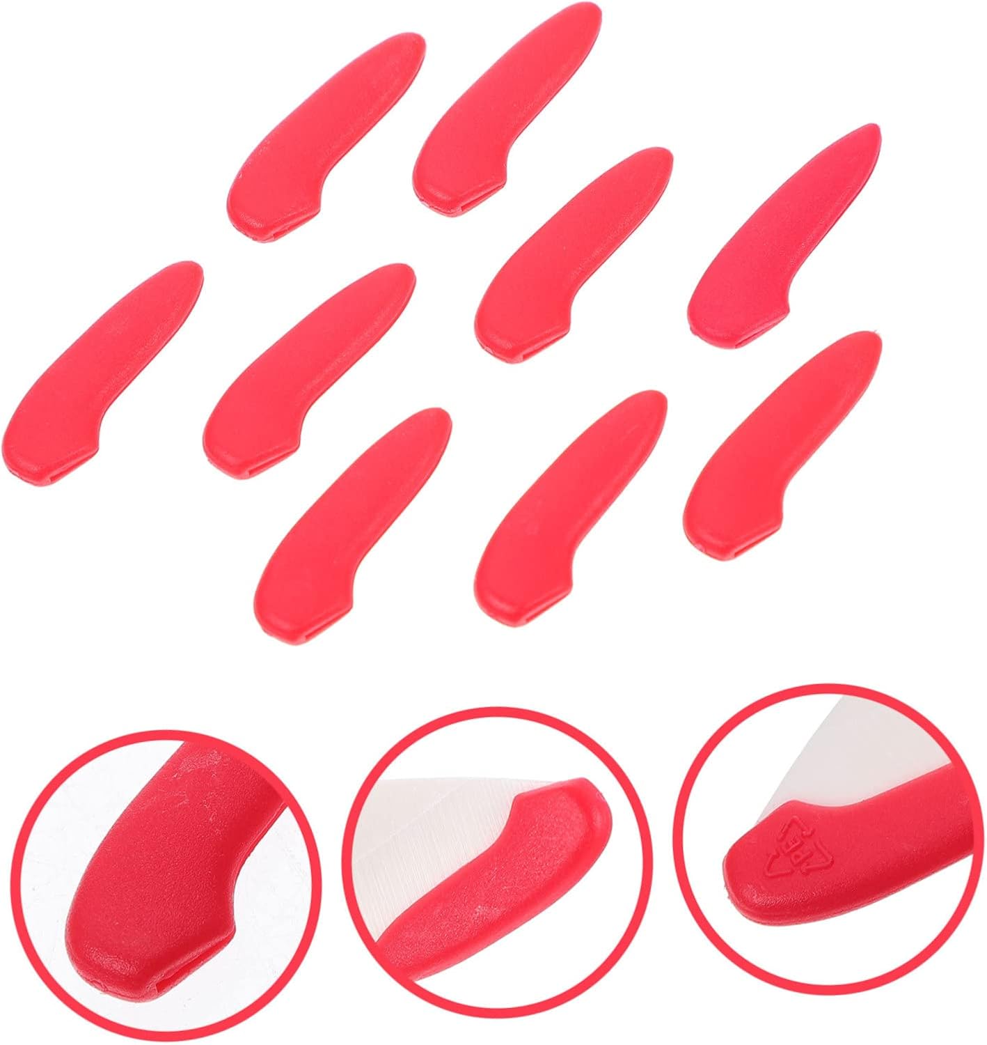 Garneck 50-Piece Plastic Tip Covers Kitchen Utility Protector