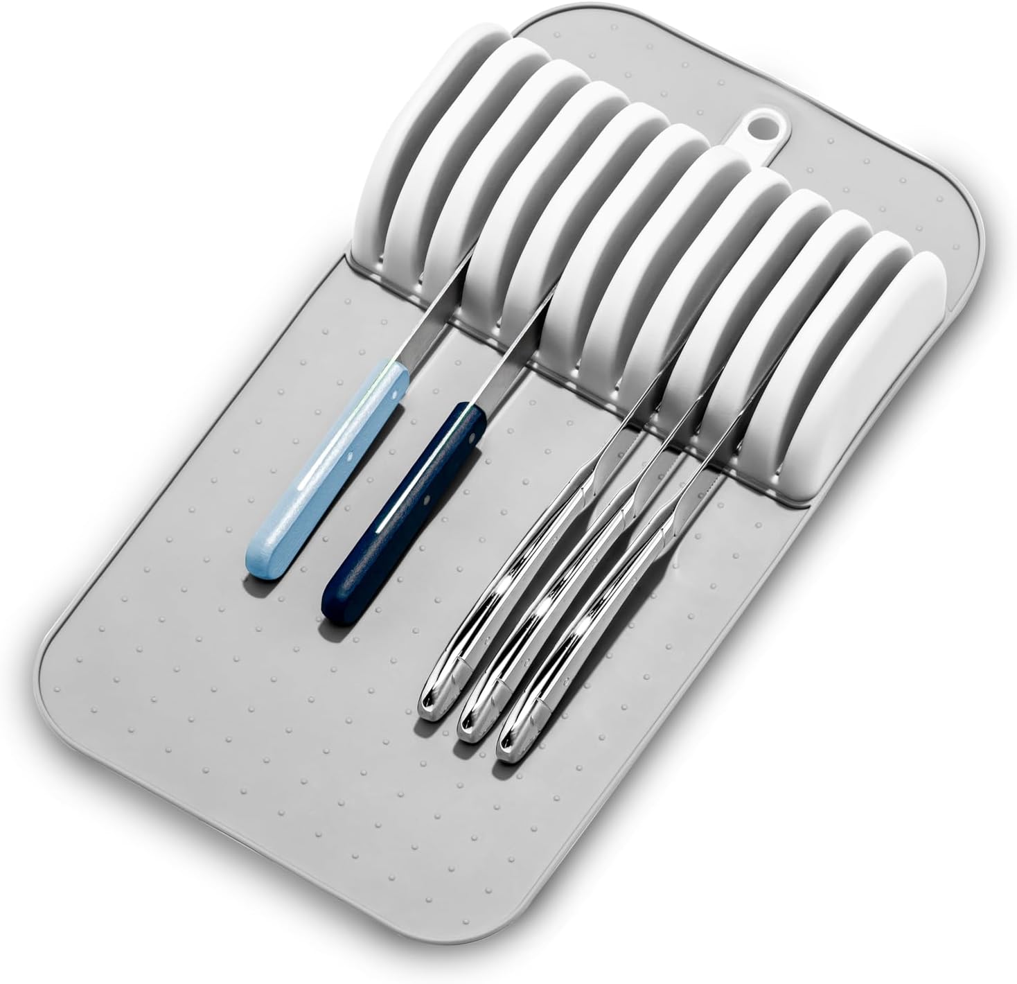 Madesmart Non-Slip Antimicrobial Knife Mat - BPA-Free Durable