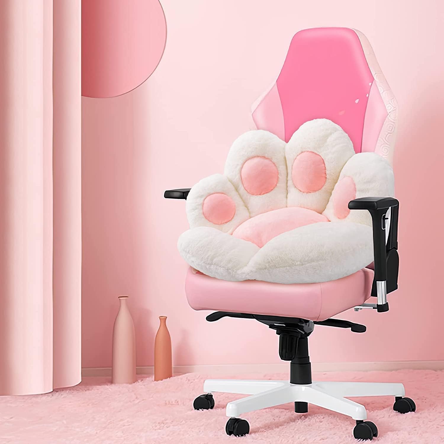 COMFY Kawaii Cat Paw Cushion for Gamers