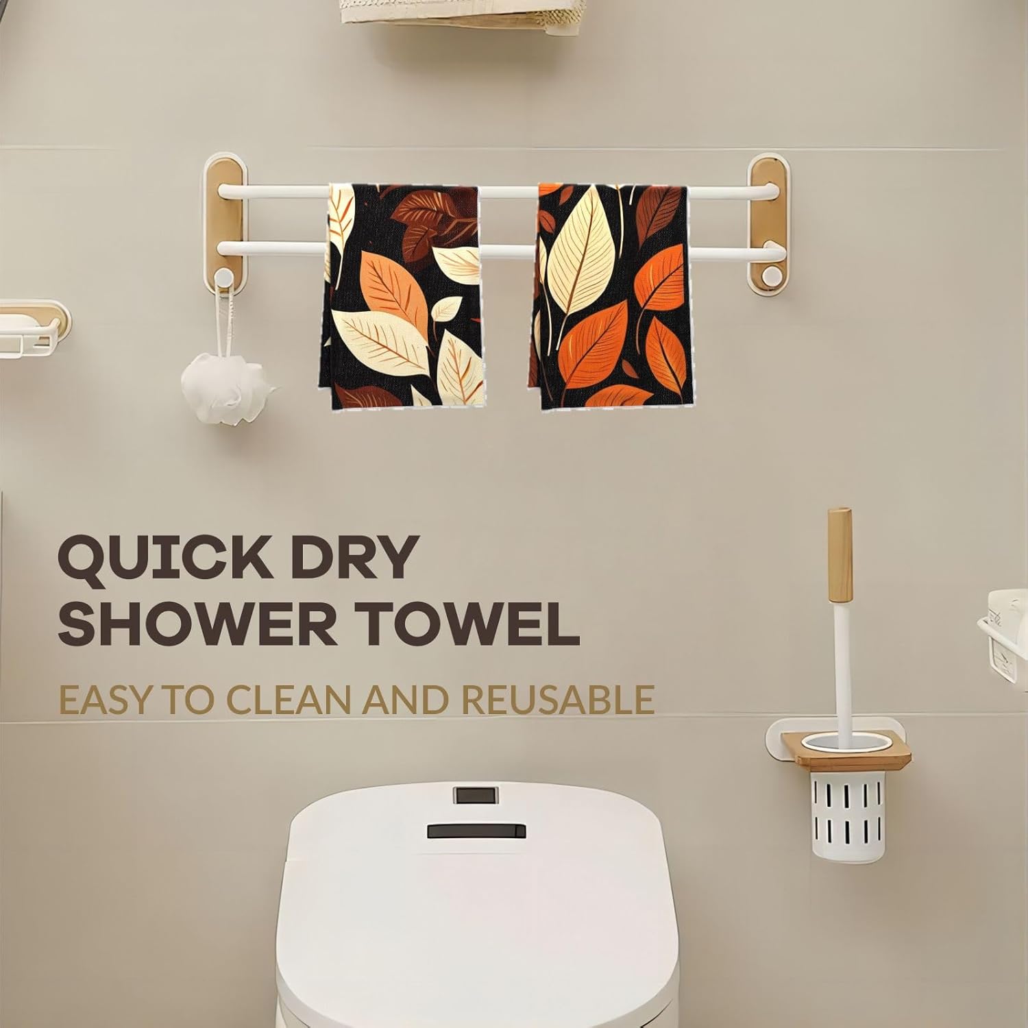 Oeuct - Autumn Sticker Towels 4pc Set