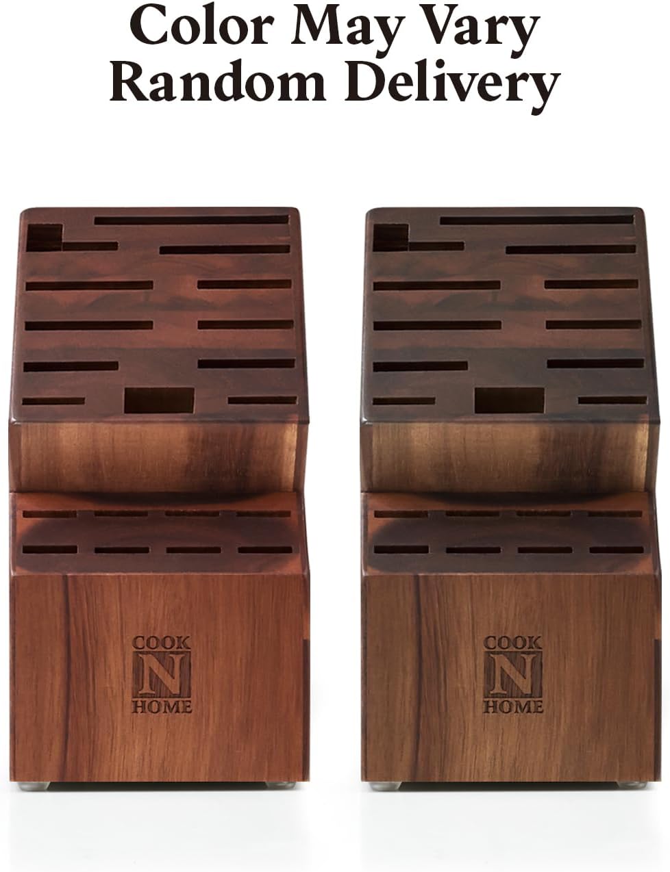 Acacia Wood Knife Block by Cook N Home