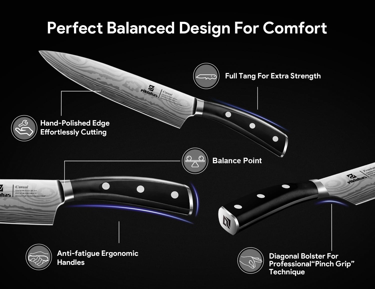 Premium German Stainless Steel Knife Set