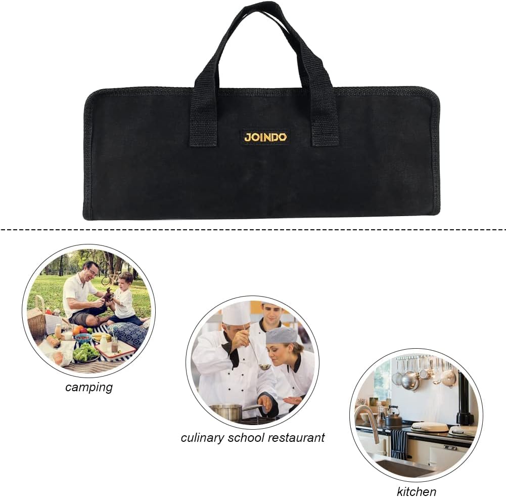 Heavy Duty Canvas Chefs Knife Roll Case