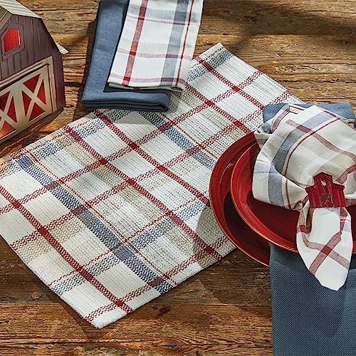 Glenwood Dishcloth Set 8-Piece Medium Waffle Weave Dish Cloths