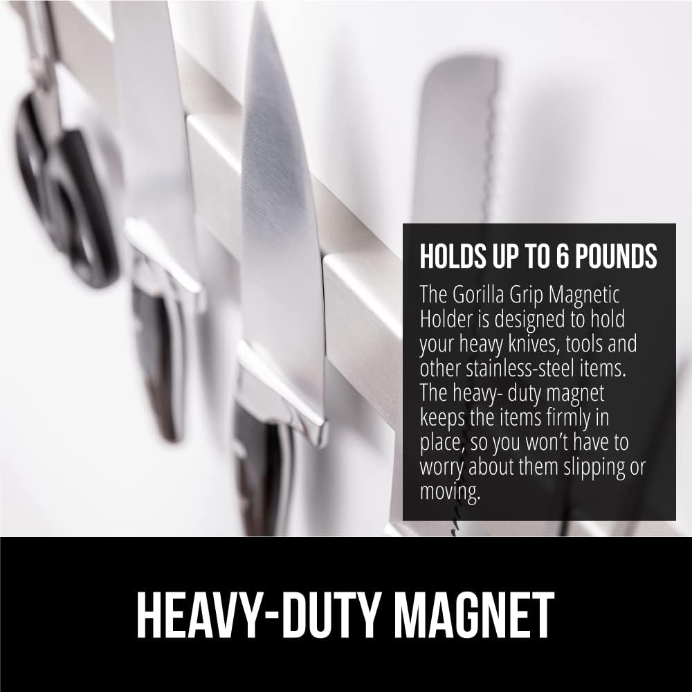 Gorilla Grip - Heavy Duty Magnetic Knife Holder