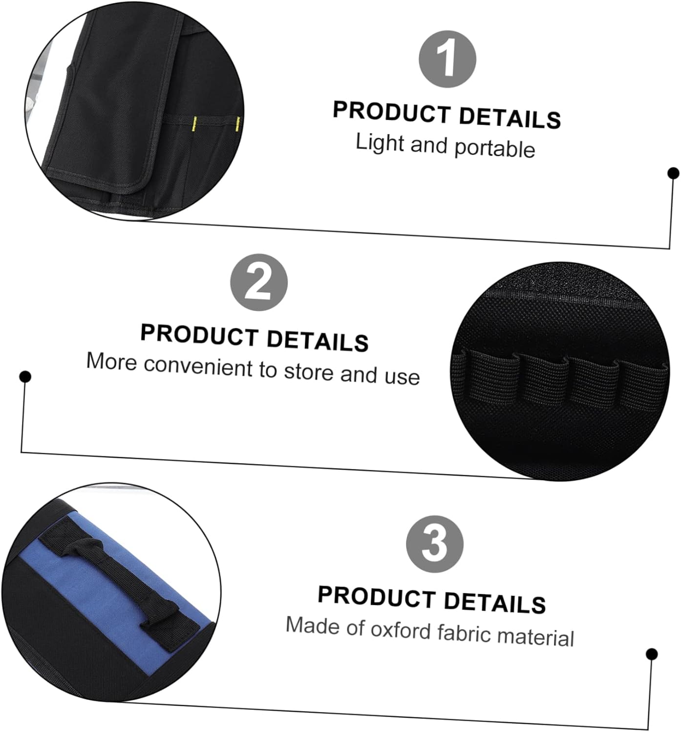 Hoement 1Pc Chef Roll Bag