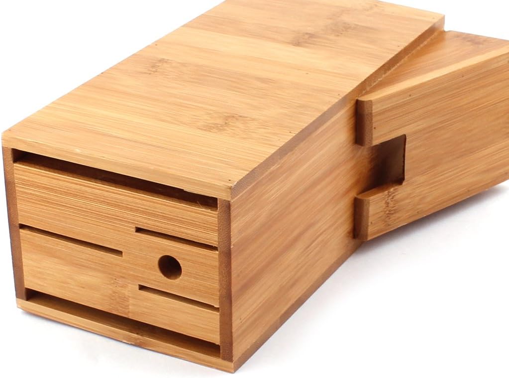 Wooden Kitchen Cutlery Cutter Holder with 7 Slots