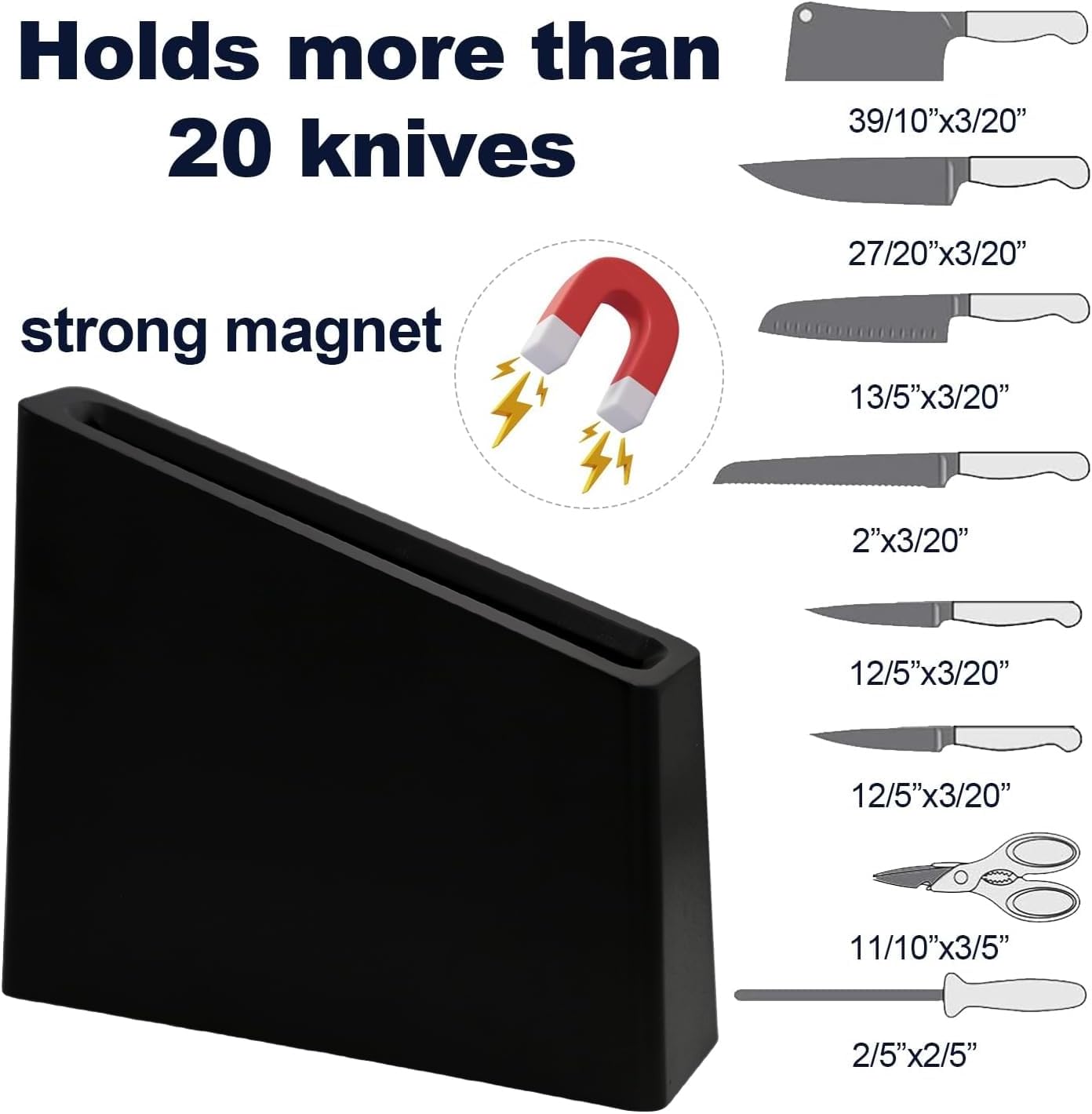 Organize Your Knives with Resafy Magnetic Knife Holder