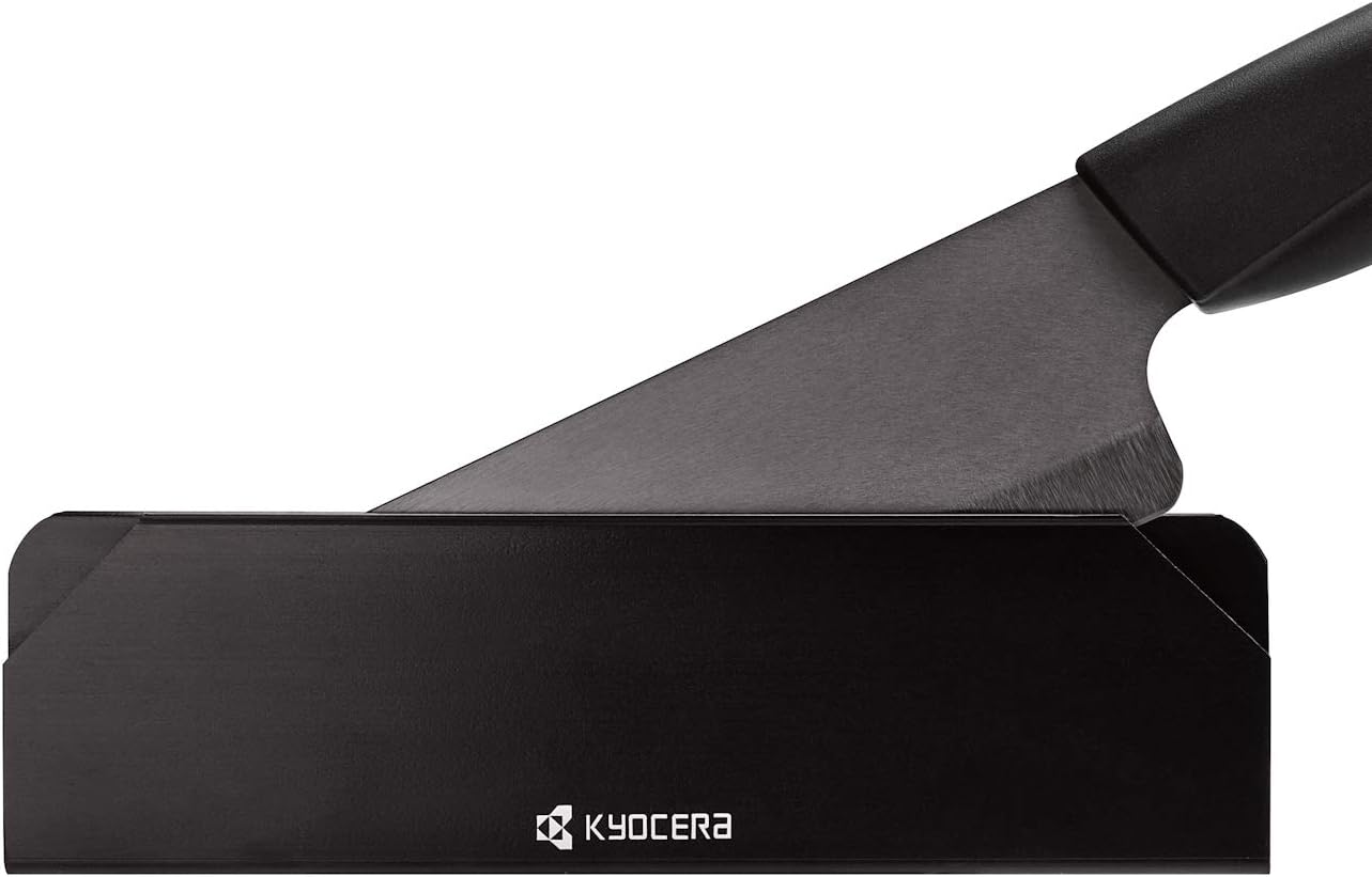 Kyocera Advanced Ceramic Knife Sheath-Fits Blades up to 6-inch longBlack
