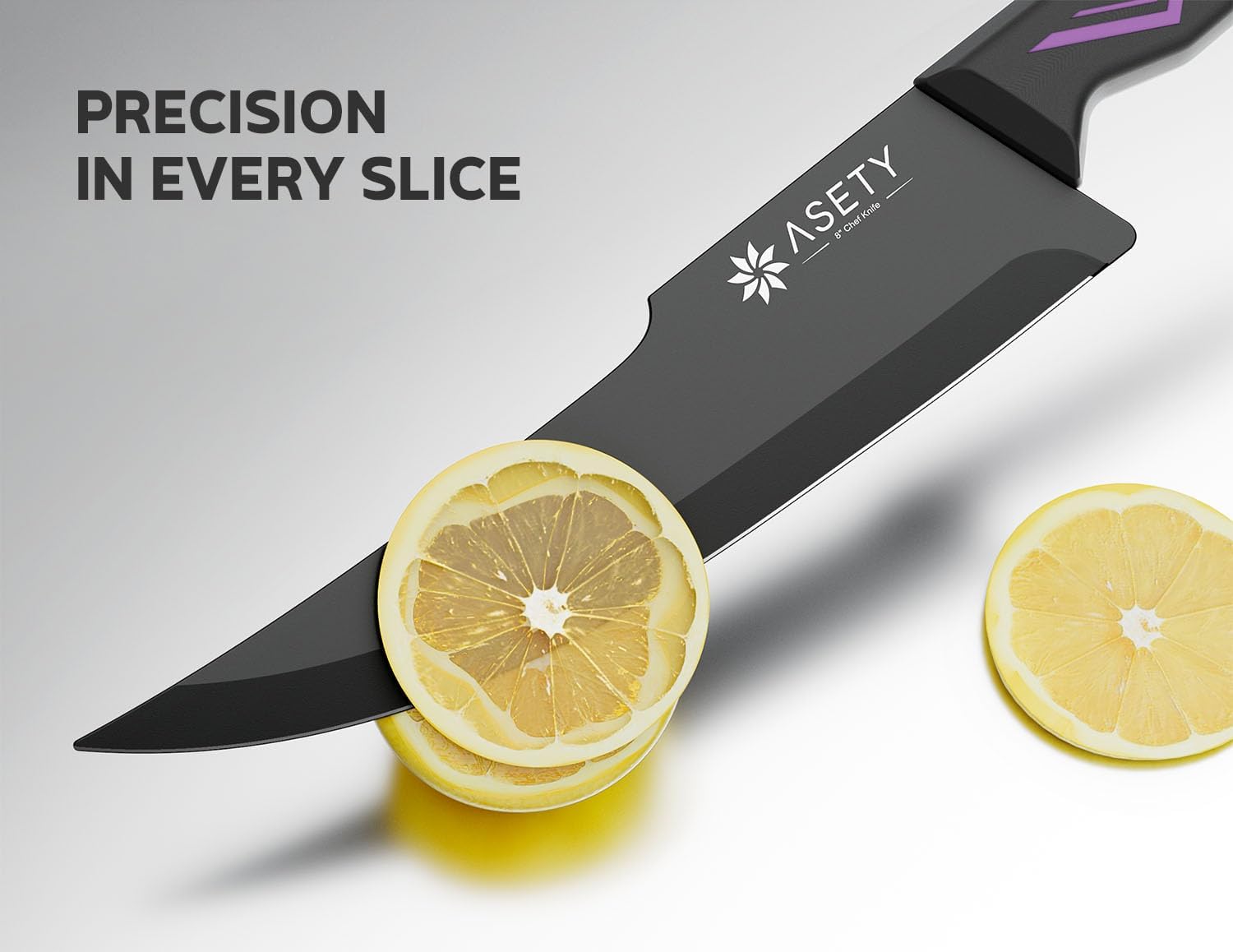 15-Piece Knife Set - Precision Cut - Built-in Sharpener - Modern Design
