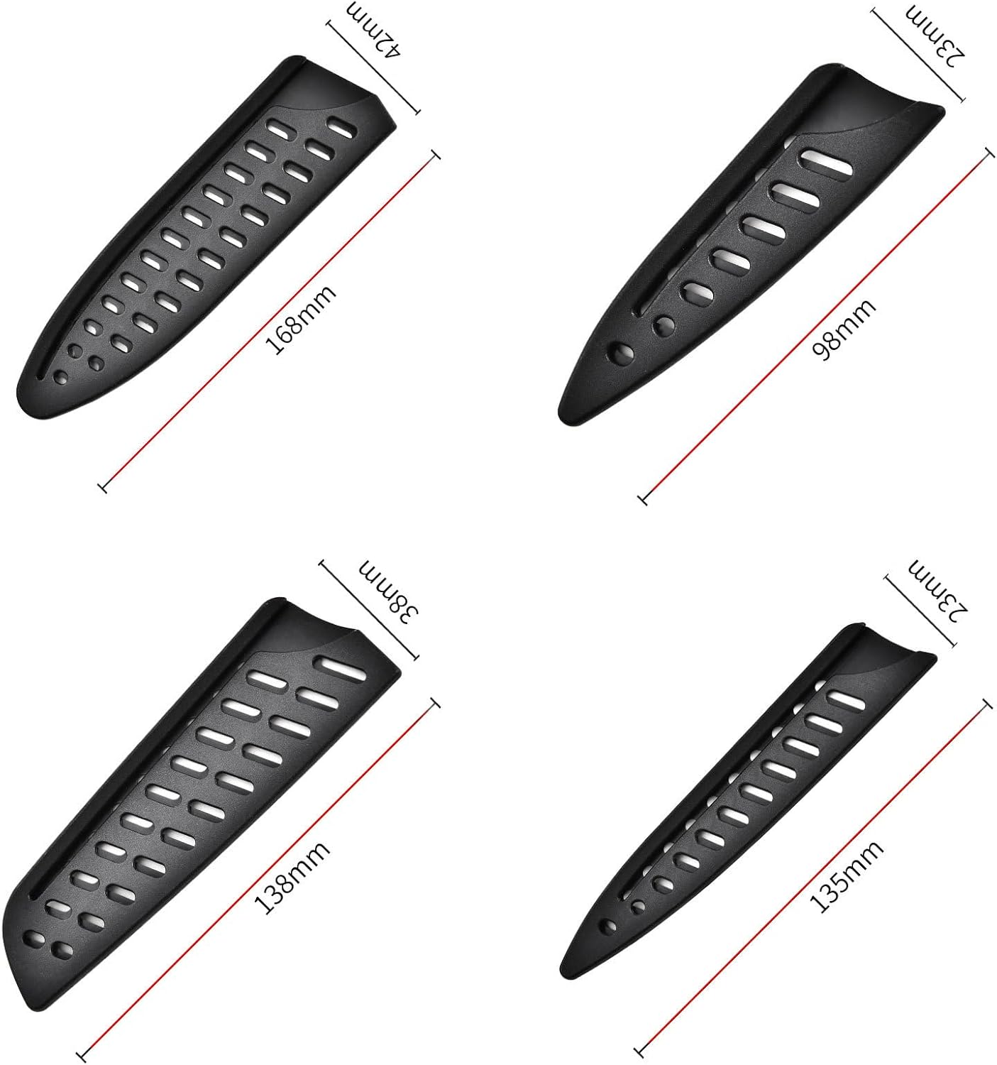 Huliyhus 8-Piece Universal Knife Guards Set