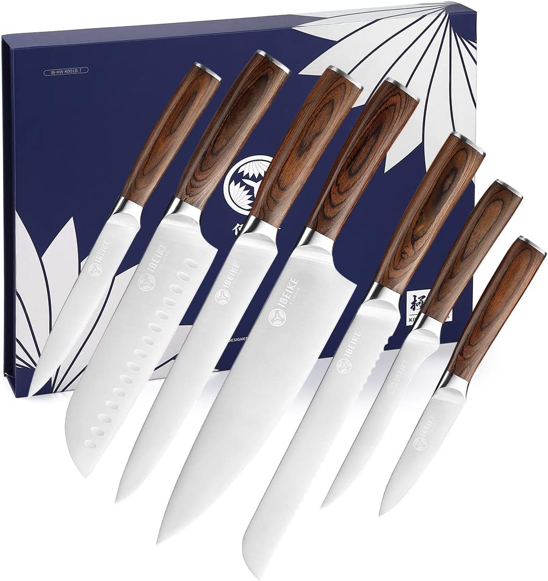 7-Piece Kitchen Knife Set