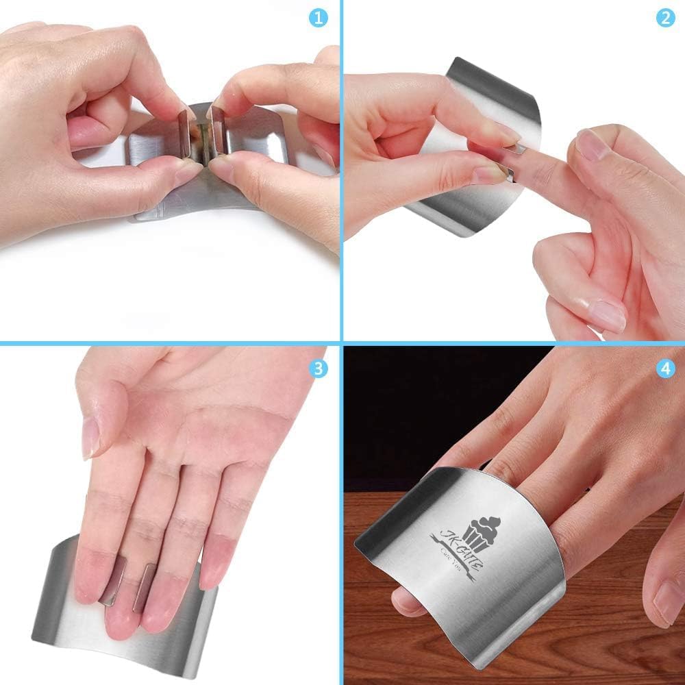 Adjustable Stainless Steel Knife Cut Finger Protector