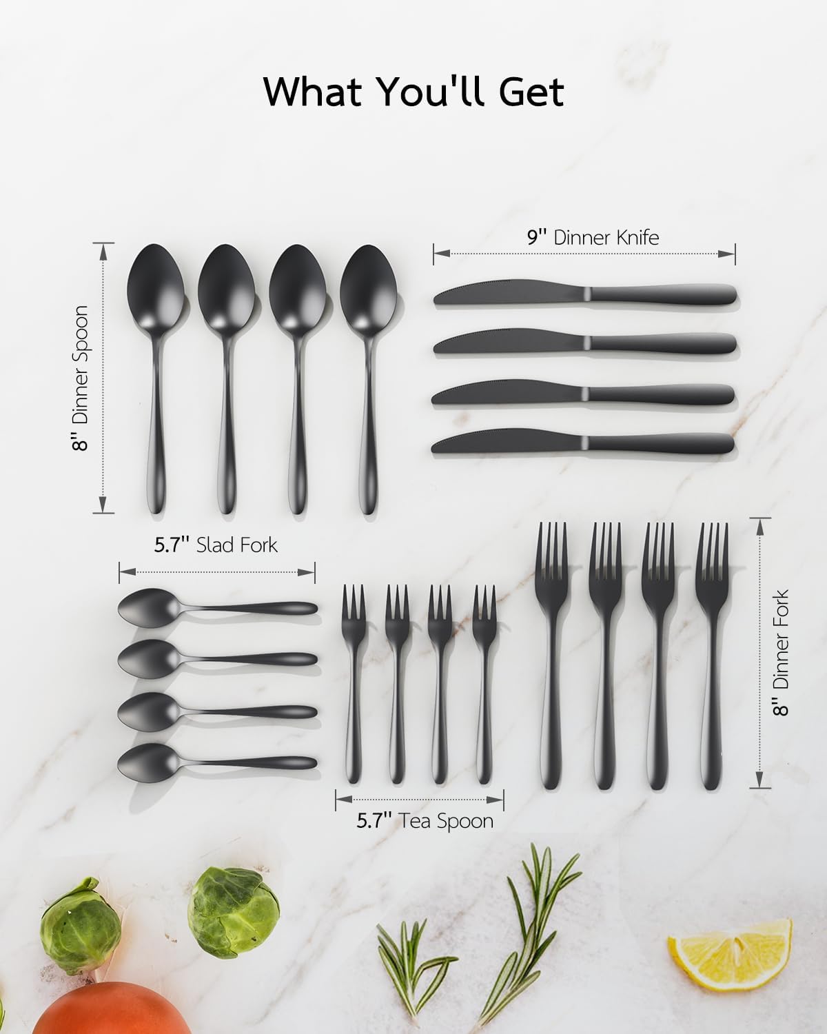 TUUMIIST 32-Piece Knife Set with Block and Magnetic Holder