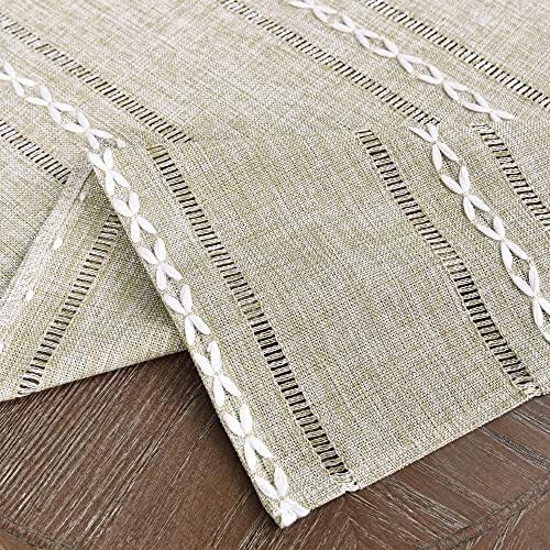 Stylish Rustic Tablecloth Yellow 36x36 inch