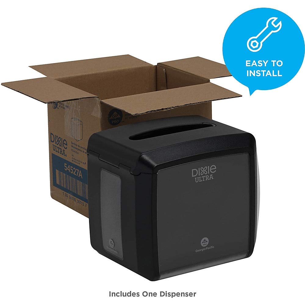 Dixie Ultra Napkin Dispenser Black 54527A