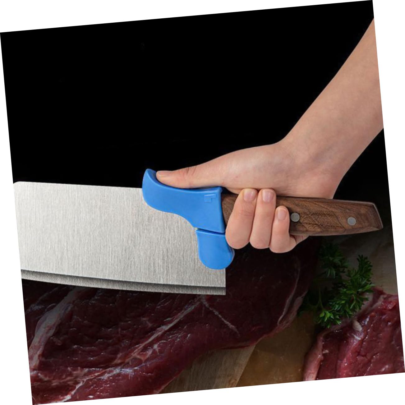 Comfortable Abrasion-Resistant Silicone Grip Cutter Cover Universal Kitchen Guards Ergonomic Design
