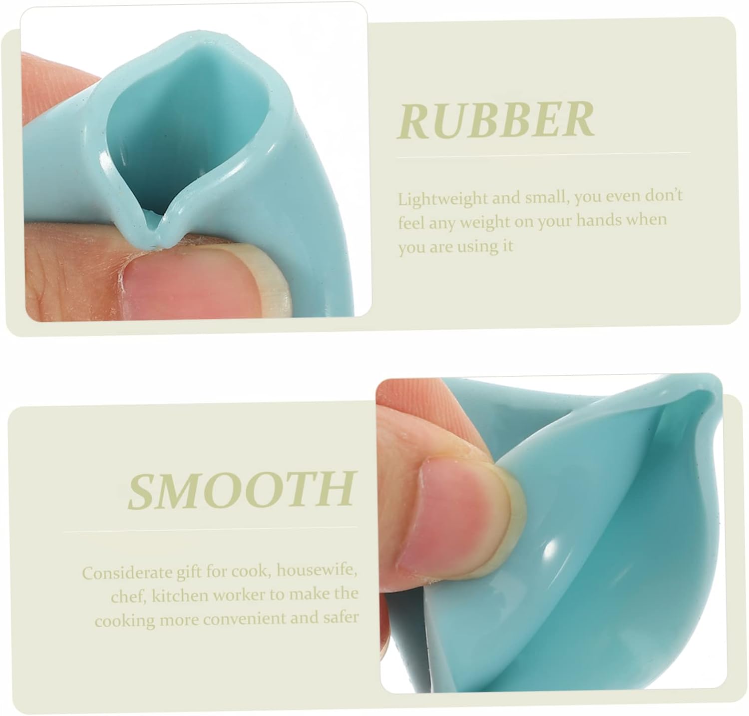2-Piece Kitchen Silicone Finger Protectors