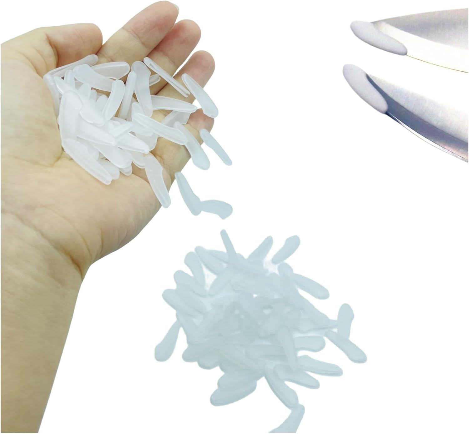 100-Piece Set of High-QualityKitchen Knife Guards for Sharp Points ProtectionWhite