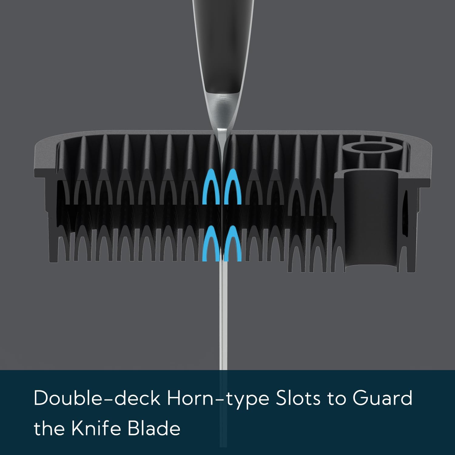 KITCHENDAO Deluxe Universal Knife Block