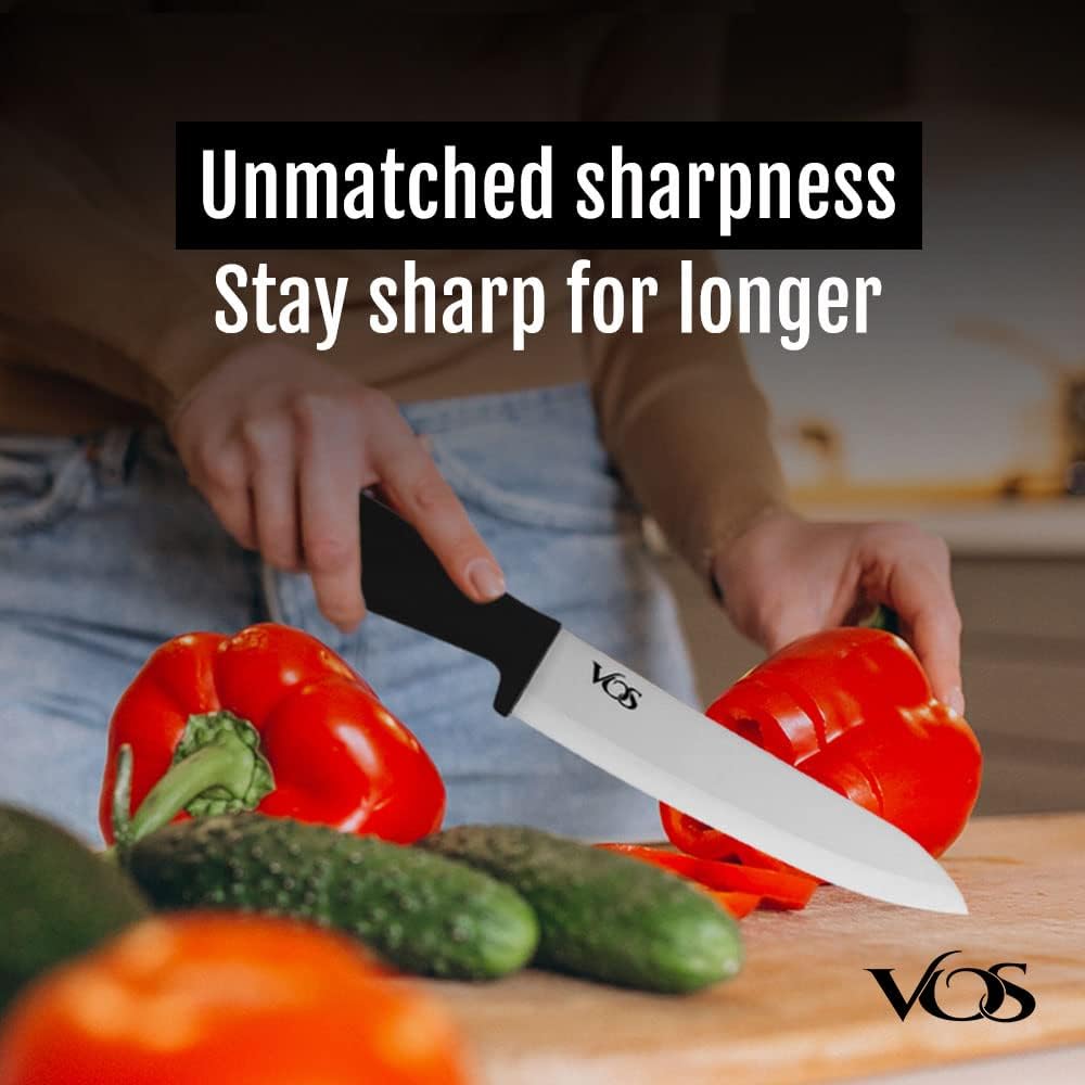 Ceramic Knife Set Sharp Durable Perfect for Kitchen Tasks