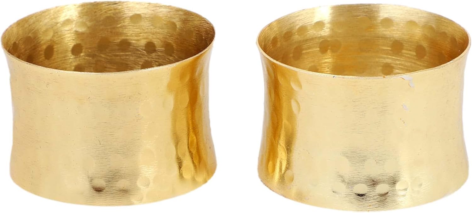 Handmade Round Napkin Rings Holder Set of 12