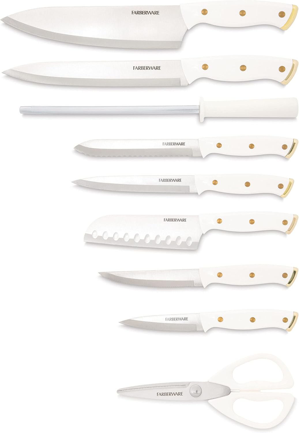 Stylish and Functional 15-Piece Knife Block Set