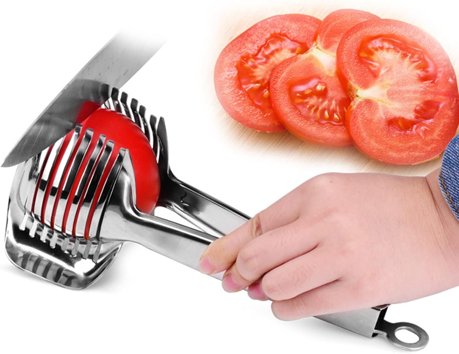Tomato Lemon Slicer Holder Sharp Reliable