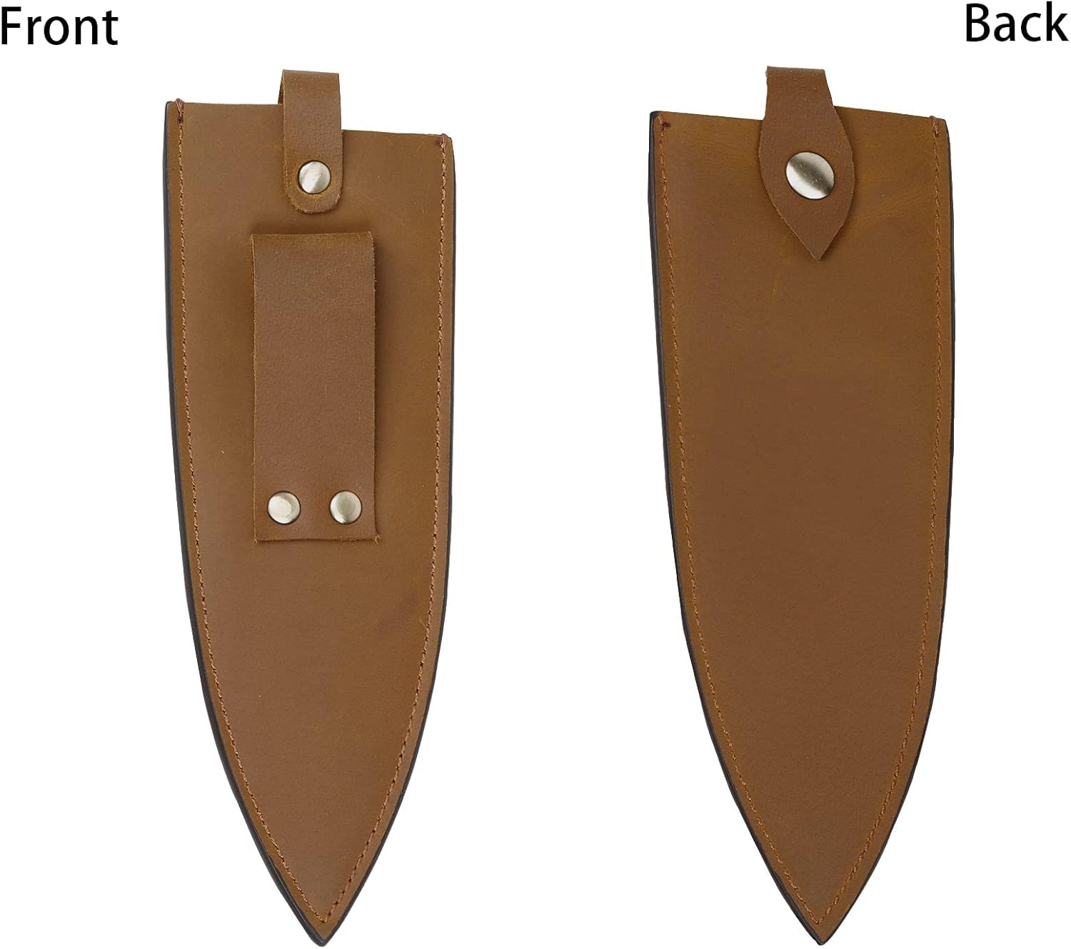 Sturdy Cowhide Leather Chef Knife Guard with Belt Loop