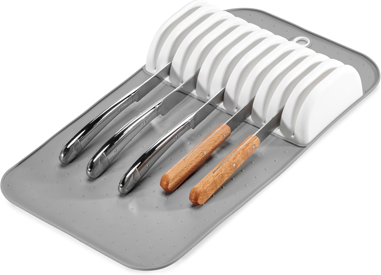 Madesmart Non-Slip Antimicrobial Knife Mat - BPA-Free Durable