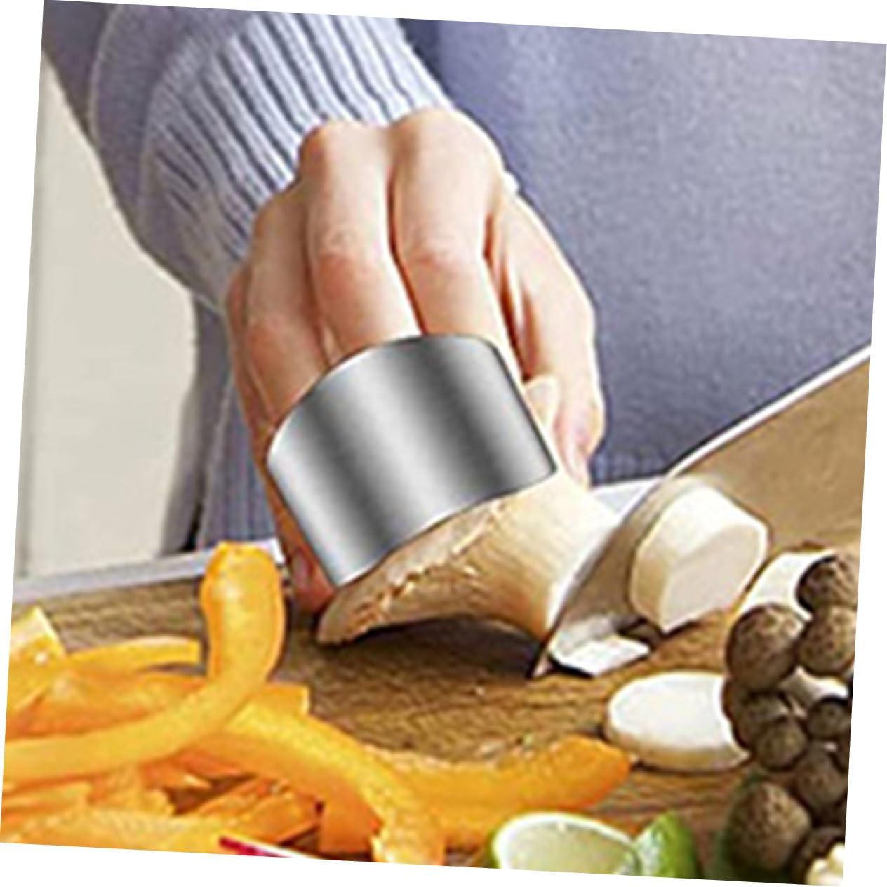 Finger Protectors Kitchen Safety Stainless Steel Finger Guards