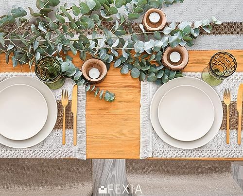 FEXIA Boho Fall Placemats Set