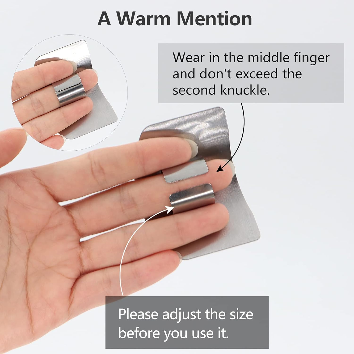 ZOCONE 4pcs Finger Guard for Kitchen Safety
