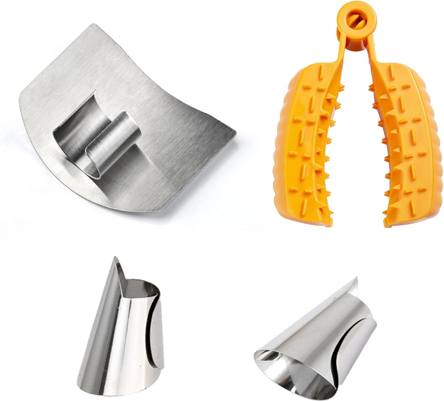 Stainless Steel Finger Protector Adjustable for Cutting Knives