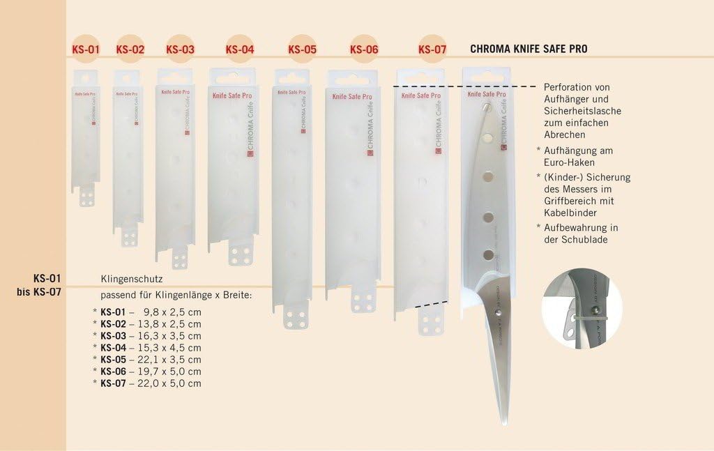 ChromaKnifeGuardKitSetMulticolourCutleryProtection