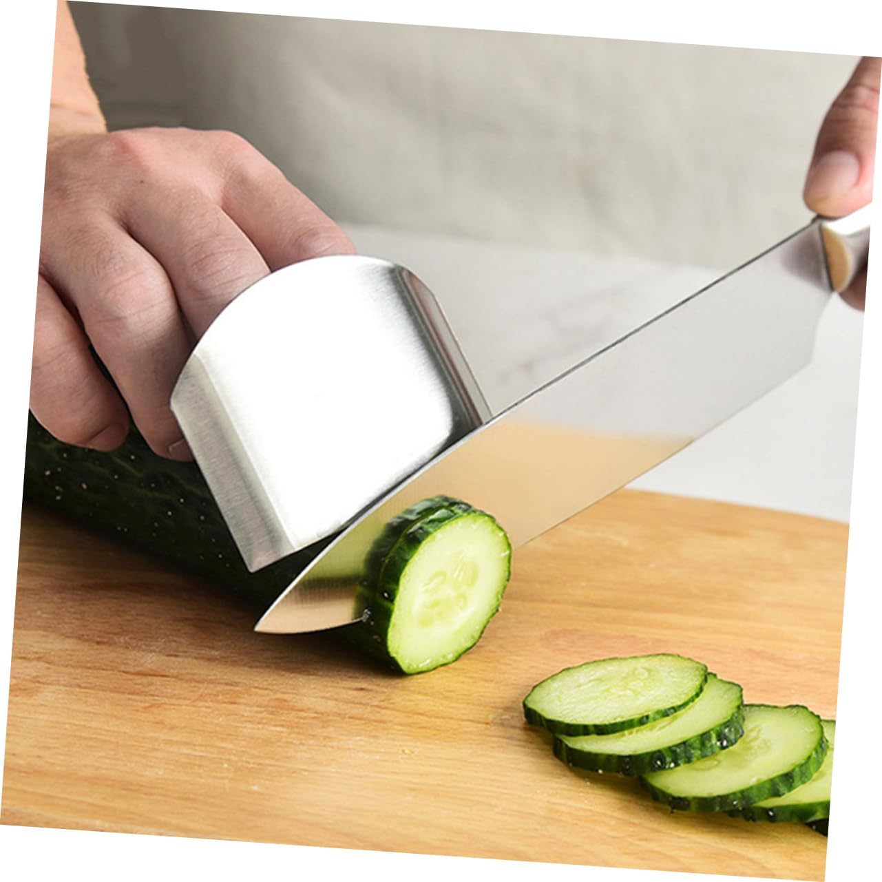 Finger Protectors Kitchen Safety Stainless Steel Finger Guards