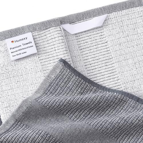 Homaxy Premium Kitchen Towels 18x28 inch 6-Pack