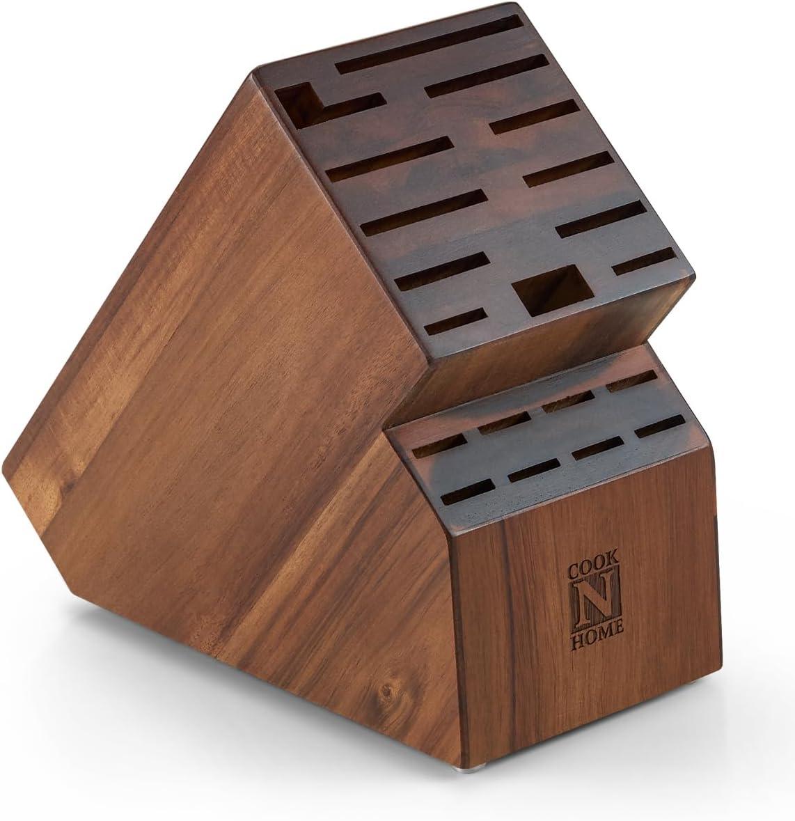 Acacia Wood Knife Block by Cook N Home