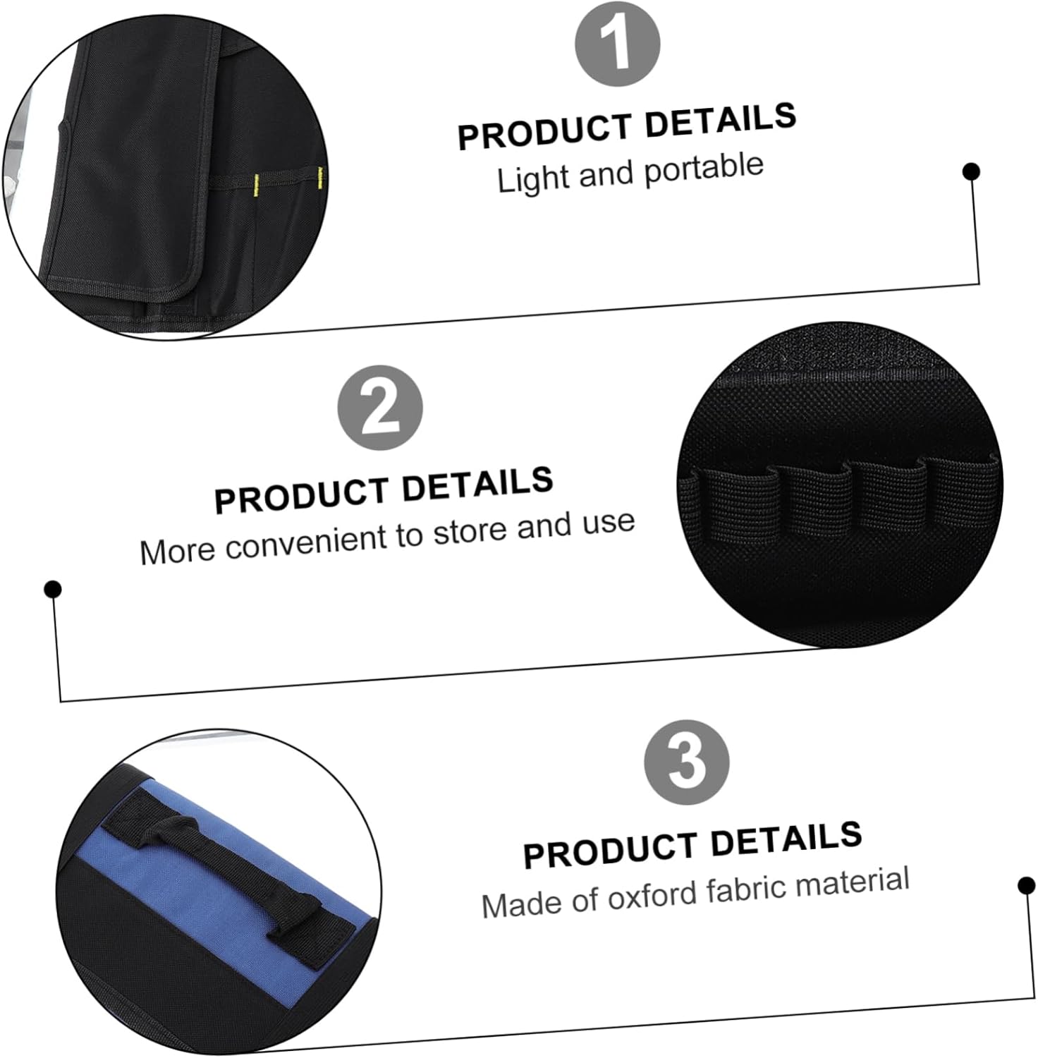 Zerodeko 22 Knives Case Portable Chef Travel Bag