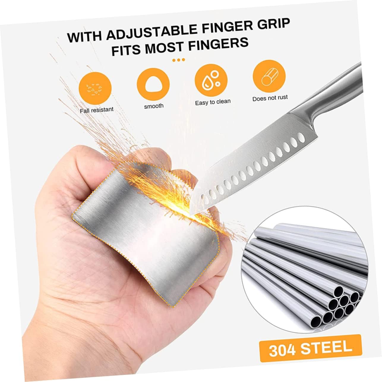 Sharp Durable 12-Piece Stainless Steel Cutting Guard